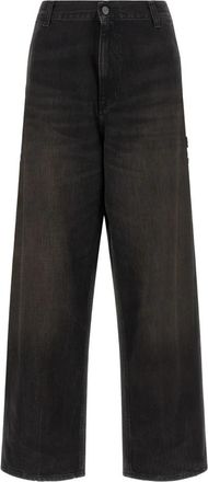 Carhartt Work in Progress Jeans - Dames - Loose Fit Jeans - Zwart - M - Jeans