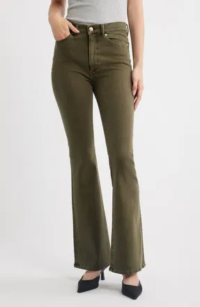 DL1961 Bridget Bootcut High Rise Instasculpt Jeans in Pine at Nordstrom, Size 24