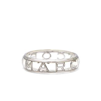 Marc Jacobs Bracelets, female, Gray, ONE SIZE, Transparent/Silver Monogram Bangle Bracelet