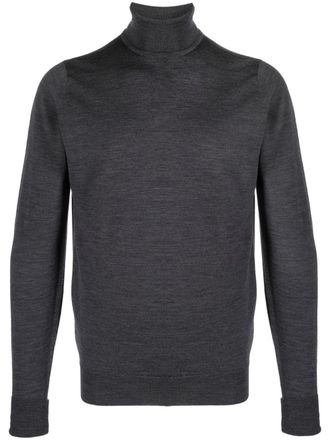 John Smedley Maglione Richards A Collo Alto In Lana Merino Extrafine-Uomo