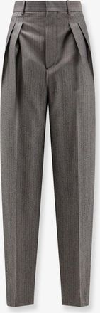 Bottega Veneta Pantaloni in lana e mohair con pinces - BOTTEGA VENETA - gender_Woman
