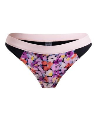 Roxy Bikini-Hose ROXY Roxy Active, Damen, Gr. S, US-Gr&ouml;ssen, bunt (anthrazit swim blooms), Obermaterial: 78% Polyamid, 22% Elasthan;, Badehosen Bikini-Hose