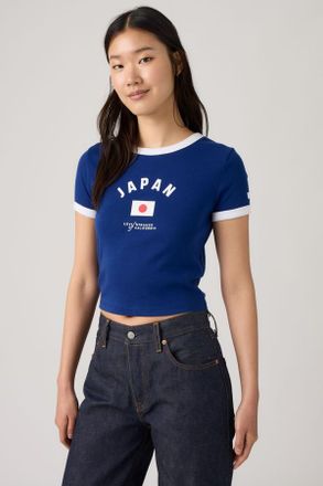 Levi's T-shirt Ringer Levis Giappone - Donna - XL - Multicolore / X Japan