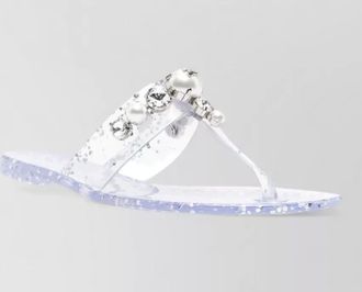 Casadei embellished thong sandals