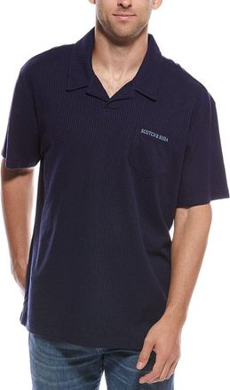 Scotch & Soda Ribbed Johnny Collar Shirt