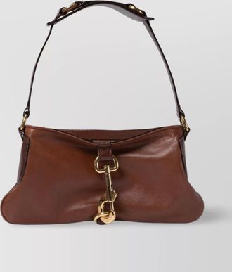 Chlo&eacute; leather shoulder bags gold hardware