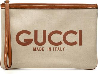 Gucci Pre-owned Gucci Canvas Logo Clutch Ladies 9LY8ZIOSW3D6M5OQ