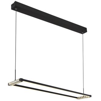 Globo Lighting L&aacute;mpara Colgante - Mariella - Negro - Metal - Gran
