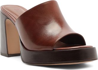 Schutz Rowan Platform Sandal in Warm Toffee at Nordstrom, Size 5.5