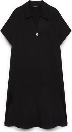 Fiorella Rubino Short Kleedjes - Dames - Korte kleedjes - Zwart - XS - Katoen - Kleedjes