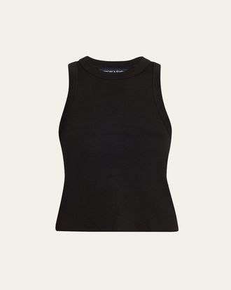 Veronica Beard Jordyn Cropped Tank Top