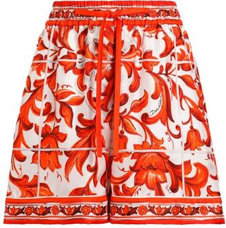 Dolce & Gabbana Maiolica-Print Shorts