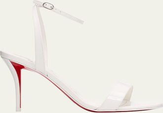 Christian Louboutin 80mm Miss Z Patent Leather Ankle-Strap Sandals