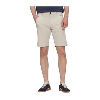 PME Legend Spector Chino Shorts Fancy Structure - Heren - Korte broeken - Beige - Maat: W35 Katoen