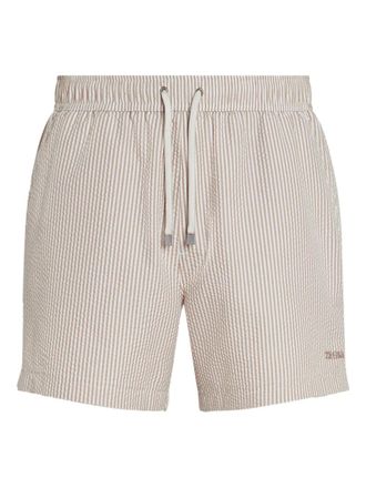 Ermenegildo Zegna striped swim shorts - Neutrals