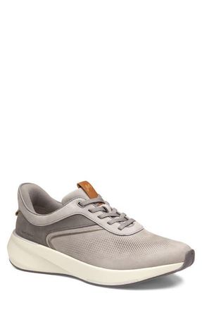 Johnston & Murphy Surge U-Throat Embossed Sneaker in Gray Nubuck at Nordstrom, Size 10.5