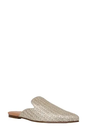 Andr&eacute; Assous Daria Mule in Platino Raffia at Nordstrom, Size 7.5