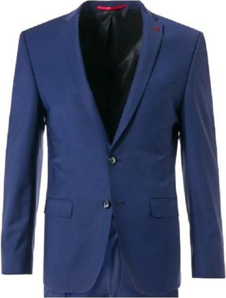 Roy Robson Stretch Tasmania Jas Slim Fit - Heren - Blazers - Blauw - XL - Wol - Jassen