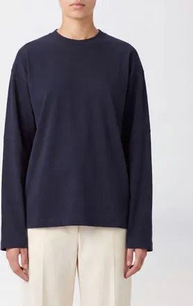 Jil Sander Long-Sleeved Cotton Crewneck T-Shirt