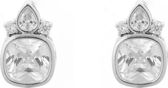 ZAXIE Mixed Cubic Zirconia Stud Earrings in Silver at Nordstrom Rack