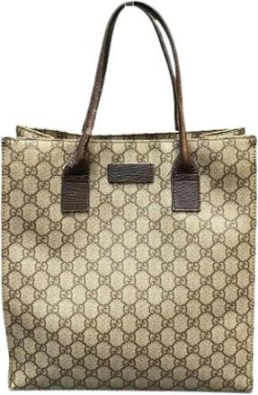 Gucci Pre-owned Tote Bags, female, Brown, Size: ONE SIZE Pre-owned Vintage Tote Bag
