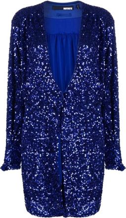 Rotate Partyjurk - Dames - Feestkleedjes - Blauw - S - Polyester - Kleedjes