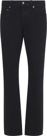 Saint Laurent Black Slim Mid Rise Jeans