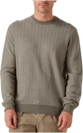 HUGO BOSS Heren, Truien, Groen, Maat: 2XL Katoen