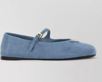 Prada suede ballerina shoes