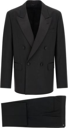 Lardini Kostuums, Heren, Zwart, XL, Wol, Tuxedo Jurk