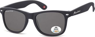 Montana Eyewear MP1-XL Polarized MP1-XL Mens Sunglasses Black Size 54