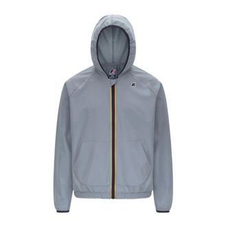 K-Way Light Jackets, male, Blue, S, Stylish Waterproof Jacket for Women