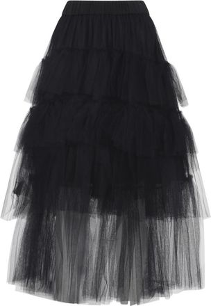 Simone Rocha Black Tulle Skirt