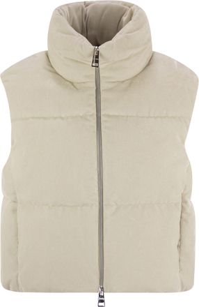 Herno Velvet Sleeveless Down Jacket