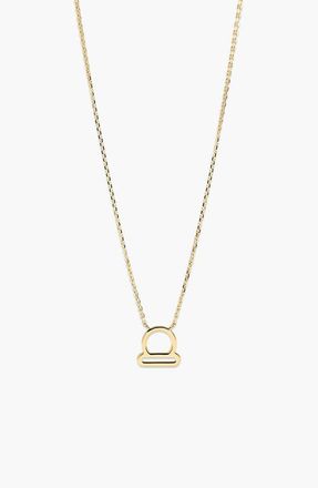 Mejuri Zodiac Sign Necklace in Libra by MEJURI at Nordstrom