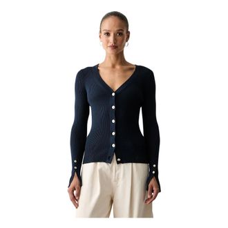 Guess Truien & Vesten, Dames, Blauw, M, Ellie Cardigan