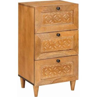 vidaXL vidaXL Credenza con cassetto Marrone chiaro 33.5 x 40 x 75 cm