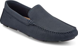 Rockport Rodger Driving Loafer in Dark Blue at Nordstrom, Size 10.5