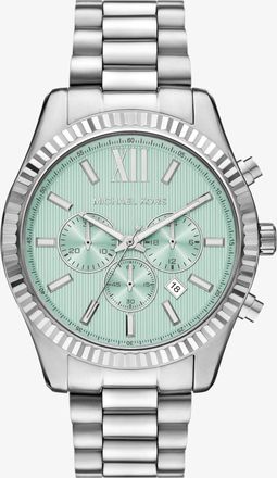 Michael Kors Oversized Lexington Silver-Tone Watch
