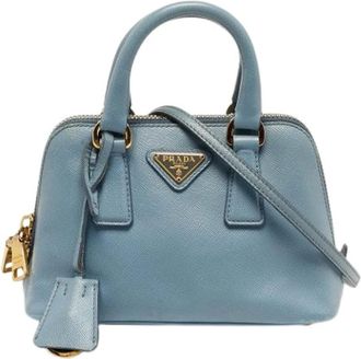 Prada Pre-owned Handbags, female, Blue, Size: ONE SIZE Pre-owned Vintage Handbag