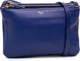 Celine Pre-owned Womens Crossbody Bag - Purple Leather - One Size