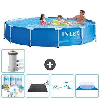 Intex Piscina Con Estructura Redonda - 366x76 Cm - 7-piezas S21004