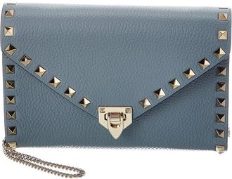 Valentino Rockstud Mini Grainy Leather Shoulder Bag