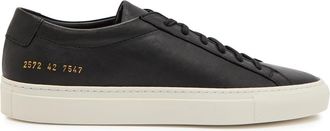 Common Projects Achilles Premium Leather Sneakers - Black - 45 (IT45 / UK11)