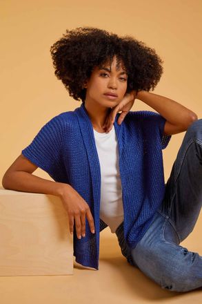 Roman Relaxed Knitted Shrug