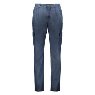 Moorer Uomo, Pantaloni, Blu, M, new