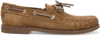Gianvito Rossi Vand&eacute;e Mocassin in Brown Suede Leather at Nordstrom, Size 42