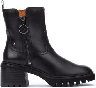 Pikolinos Valladolid Enkellaars - Dames - Laarzen met Hak - Zwart - 41 EU - Schoenen