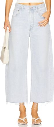 Citizens Of Humanity Ayla Raw Hem Cropped Jeans In Sailor