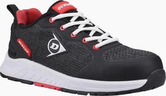 Dunlop Mens Dunlop T-Max Textile Mens Black/Red Safety Trainers - Size: 12
